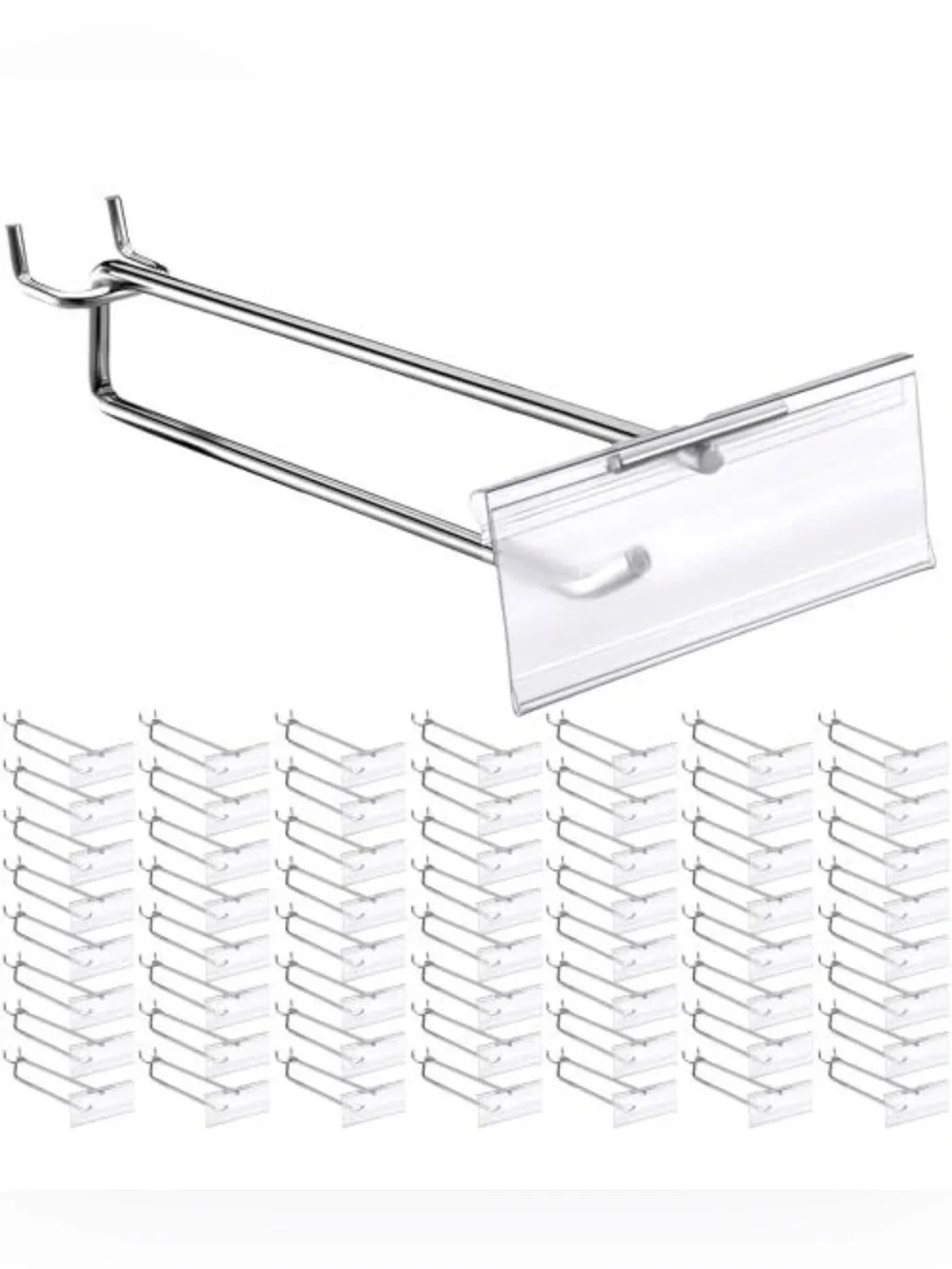 Meral Scan Hooks With Label Holder